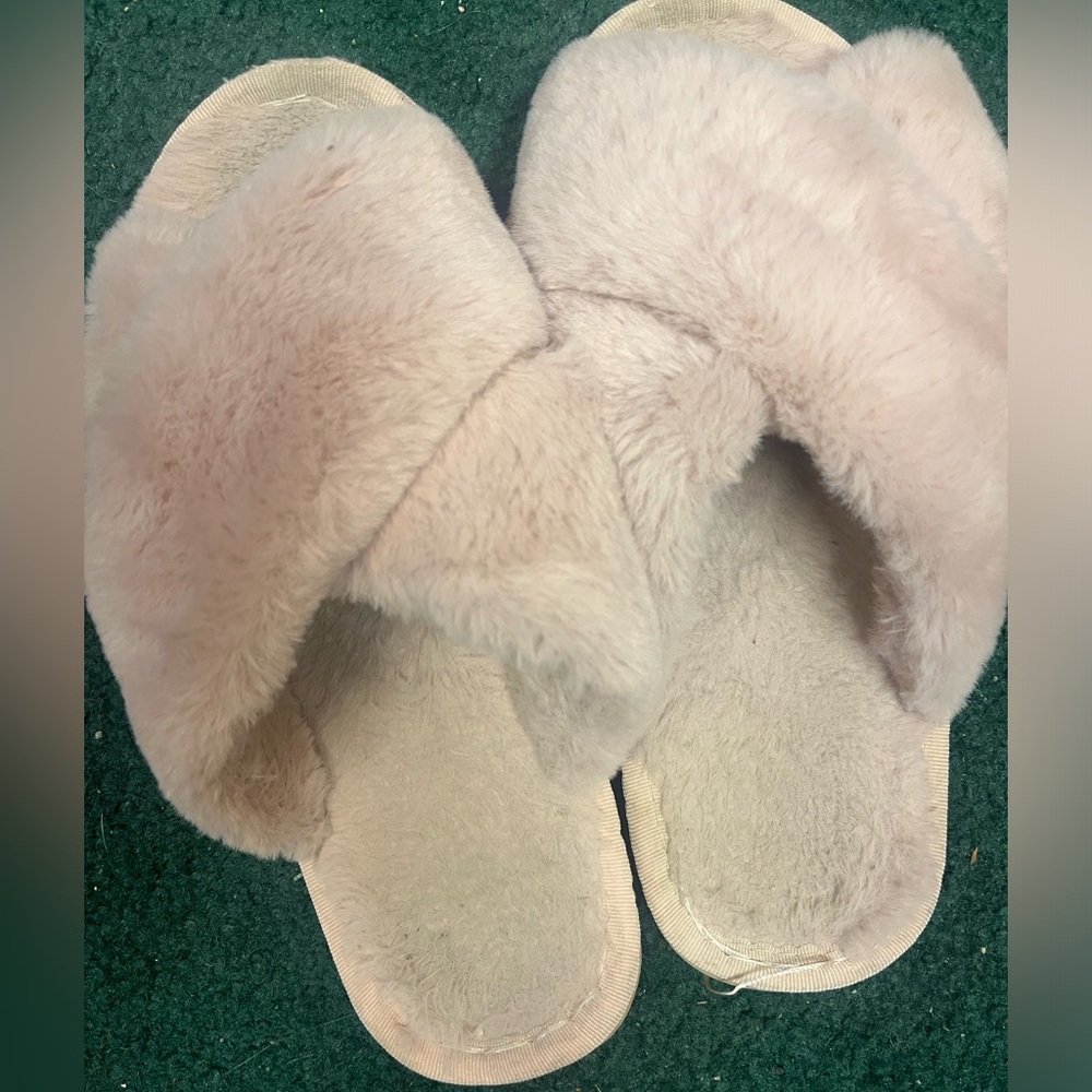 Fuzzy slippers